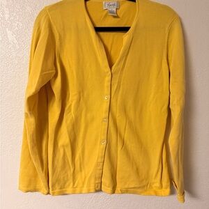 Foxcroft Yellow Women's Sweater